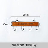 I LOVE MY HOME Coat Rack
