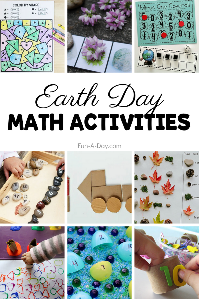 15 Earth Day Math Activities for Preschoolers