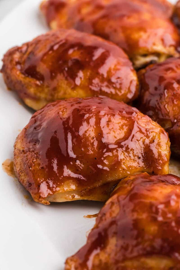 Baked BBQ Chicken Thighs