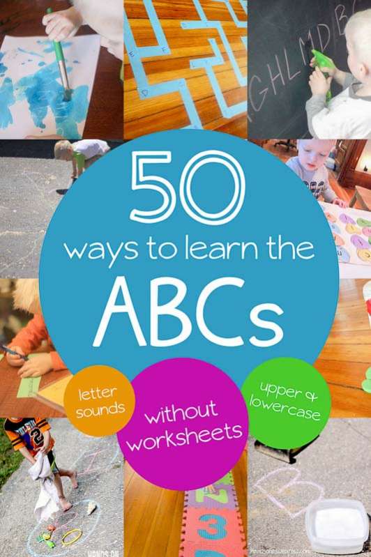50 Simple & Fun Alphabet Activities for Preschoolers