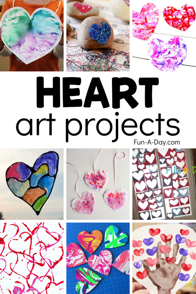 Valentine Heart Art Projects for Kids