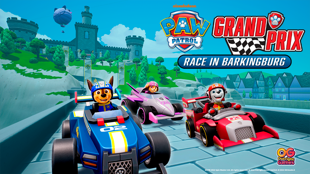 PAW Patrol: Grand Prix Launches First DLC, Race in Barkingburg Available Today