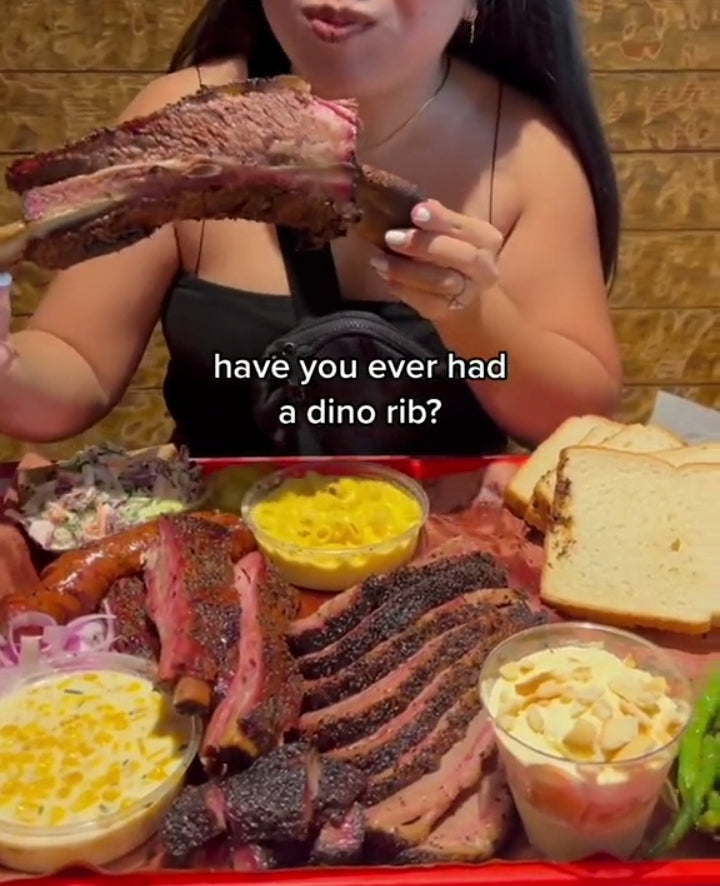 SMOKED DINO RIB/BRISKET: A Flavorful Journey Through BBQ Bliss