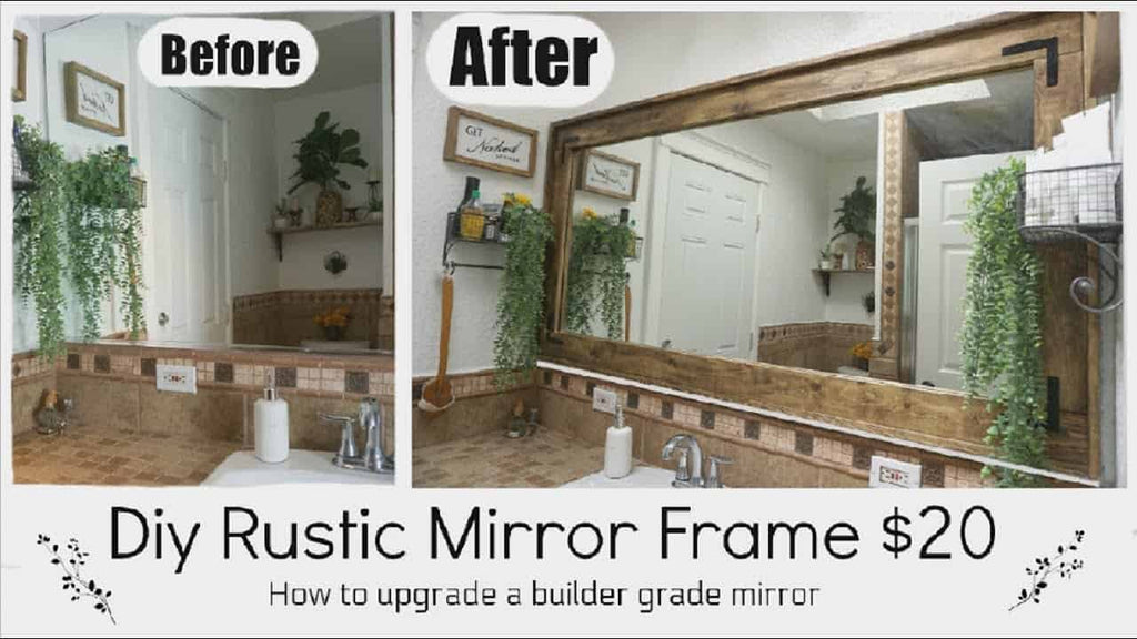 DIY Farmhouse Mirror – Bringing the Rustic Chic