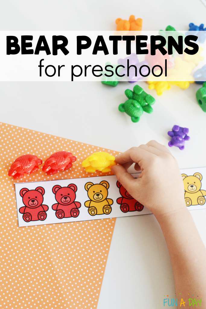 Free Printable Bear Patterns for Preschool