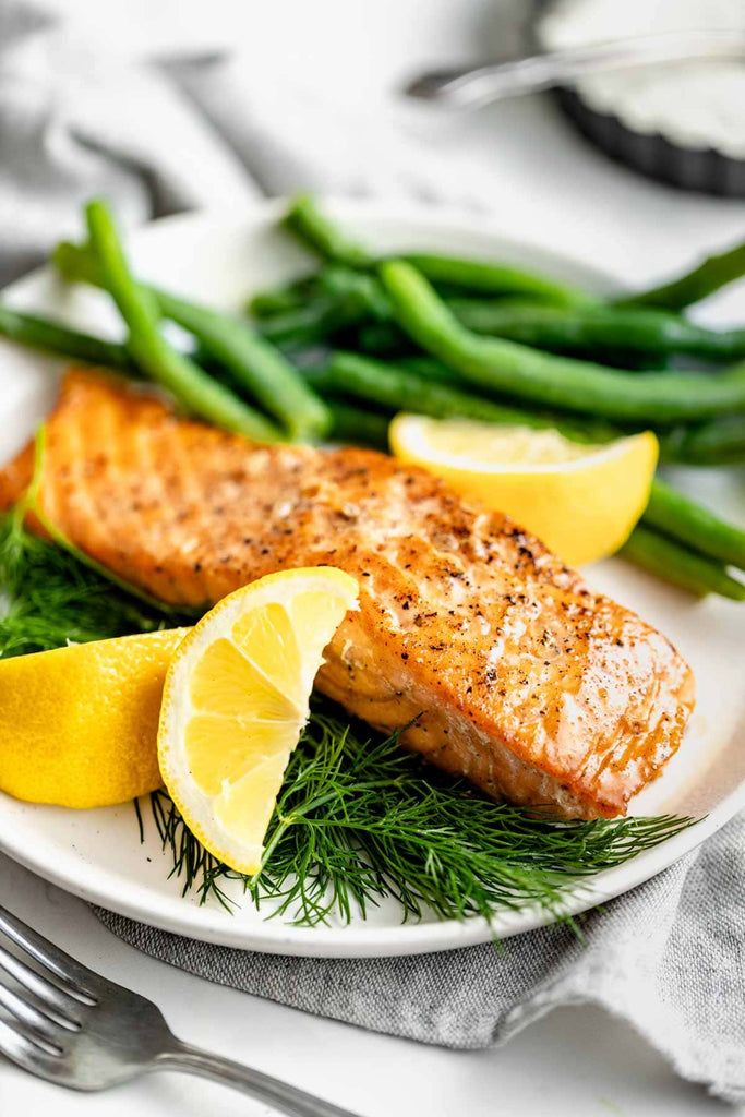 Crispy Pan Seared Salmon