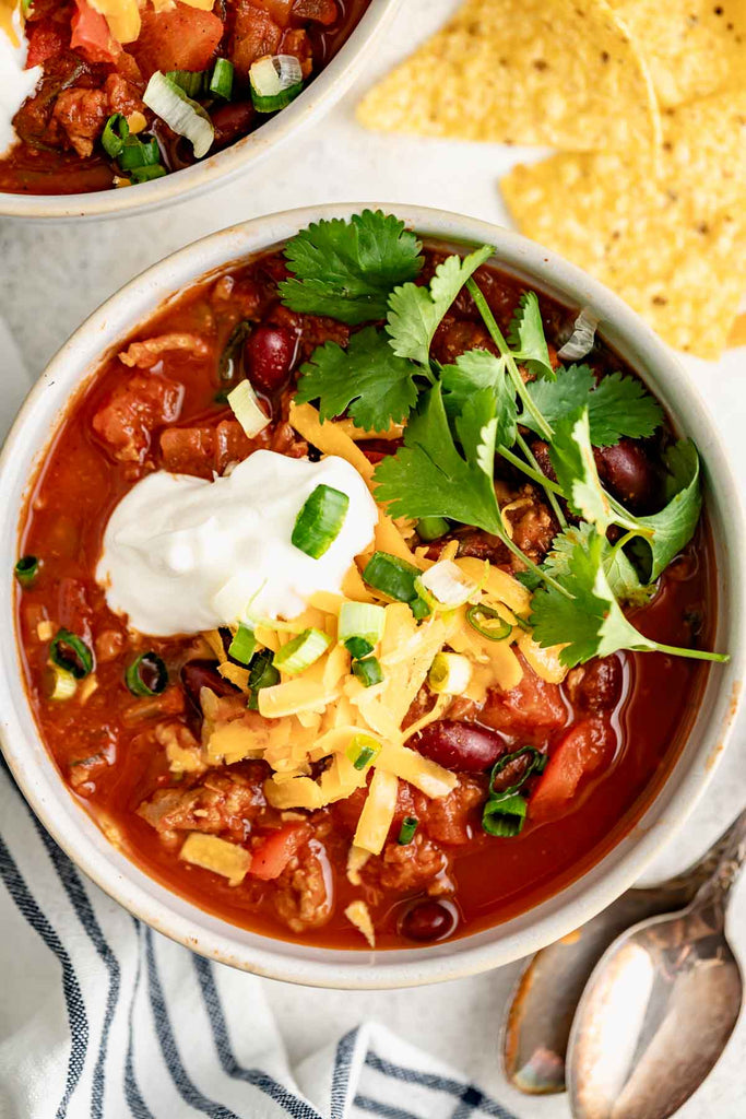 Crockpot Ground Turkey Chili