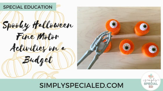 Spooky Halloween Fine Motor Activities on a Budget