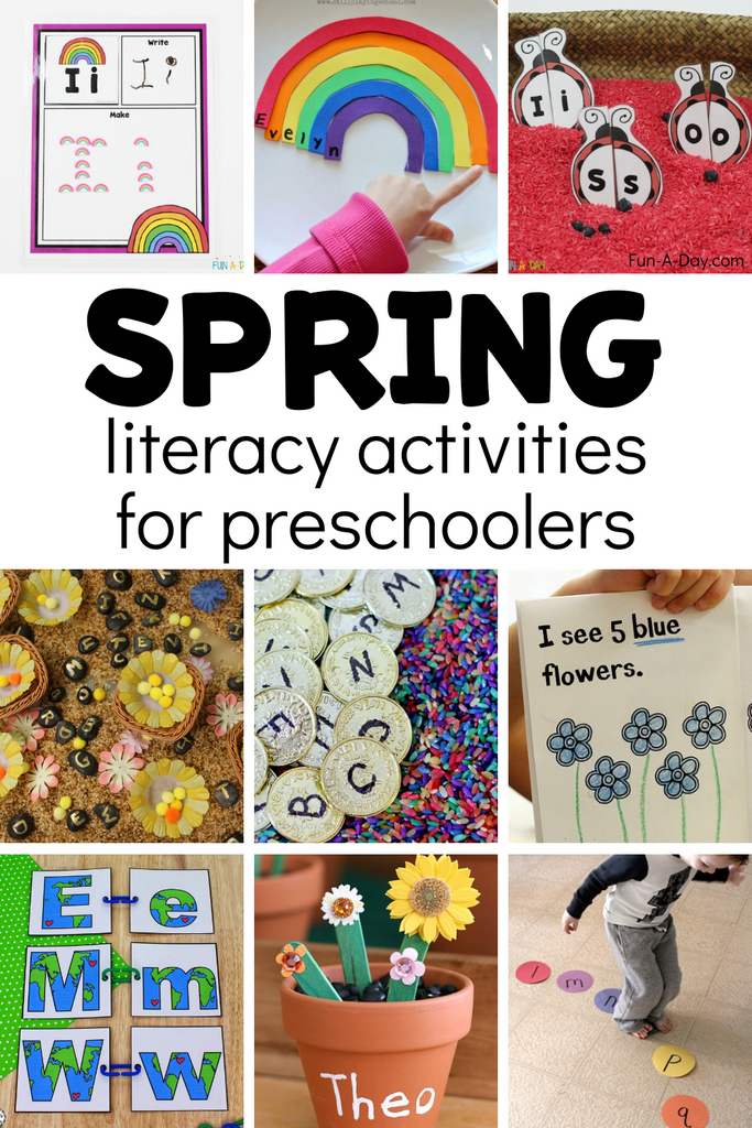 20+ Spring Literacy Activities for Preschoolers