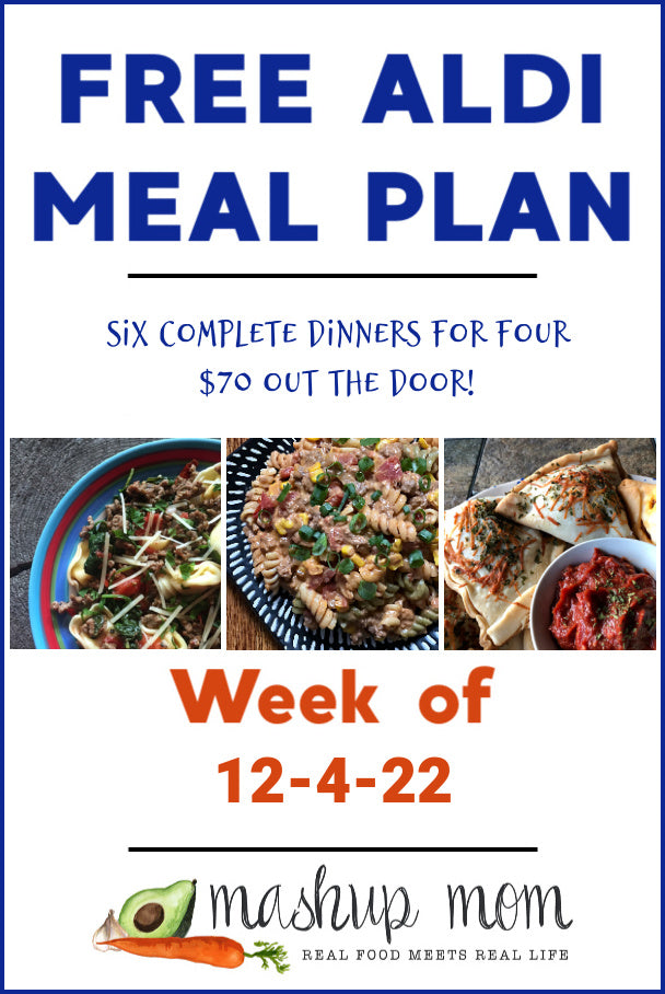 Free ALDI Meal Plan week of 12/4/22