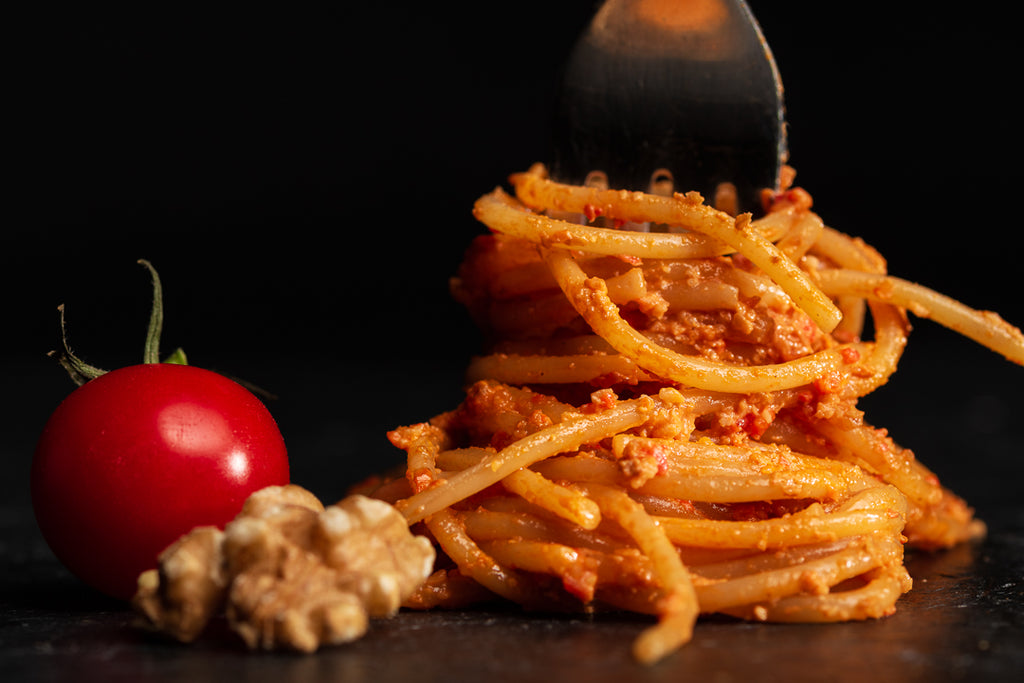 Walnut and red pepper pesto (vegan)