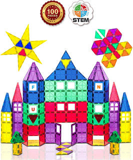 Playmags 3D Magnetic Tiles (100 Pieces) for ONLY $42.49 Shipped (Was $54)!!!