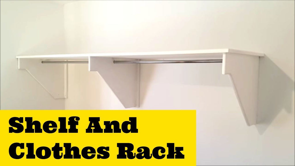 To help with the storage for Althea's side line business, she asked me to make a shelving unit which also allows clothes to be hung from underneath it