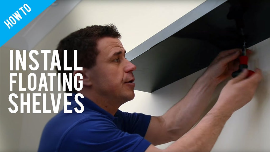 DIY expert Craig Phillips shows how to hang floating shelves on a stud wall in this step-by-step video