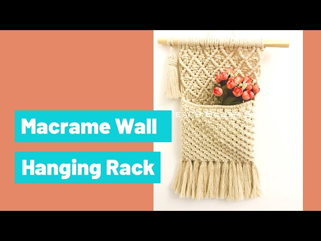 Macrame Wall Hanging Rack by Sankab Jasim (4 months ago)