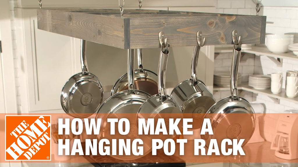 How to Make a Hanging Pot Rack | The Home Depot by The Home Depot (5 years ago)