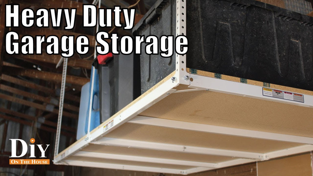 Hanging Metal Storage Rack - GREAT Garage Makeover by DIY On The House (7 months ago)