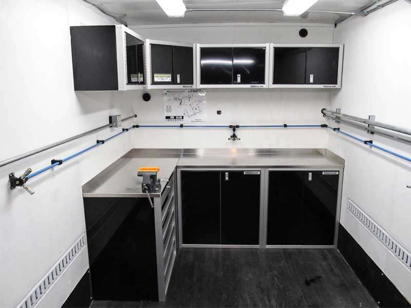 Maximize Convenience in Your Race Trailer with Cabinet Options