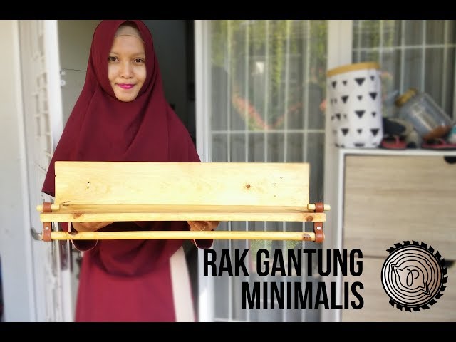 Cara buat rak gantung minimalis, gak kalah sama ikea gess..