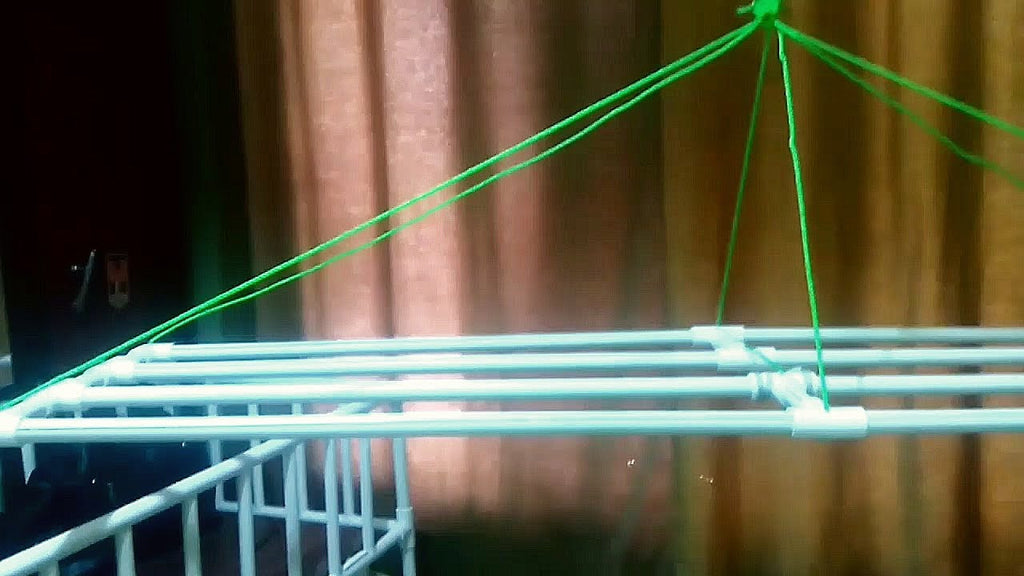 Hi People, In this video, I made the clothes drying pulley rack with PVC pipes