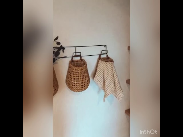 Set of 3 Hyacinth Wall Baskets on Hanging Rack by Decor Steals: Home Decor (4 months ago)