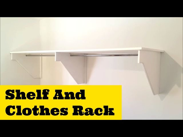 To help with the storage for Althea's side line business, she asked me to make a shelving unit which also allows clothes to be hung from underneath it