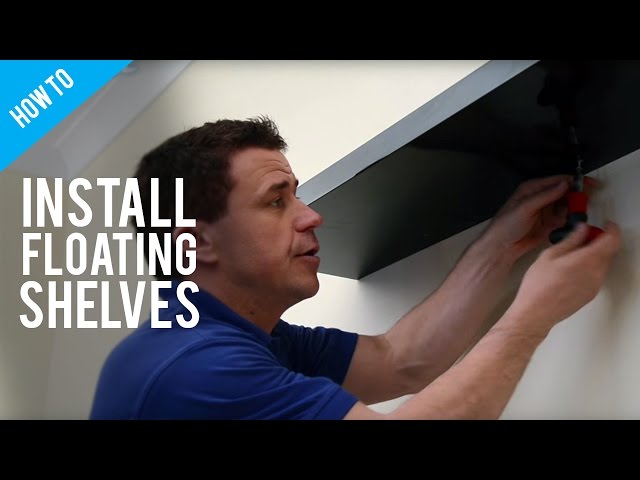 DIY expert Craig Phillips shows how to hang floating shelves on a stud wall in this step-by-step video