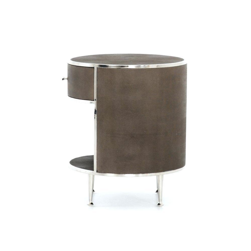 Dishy Stainless Steel Nightstand