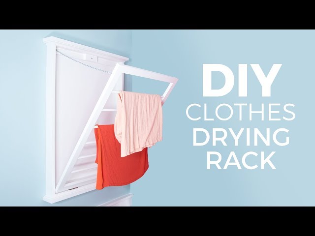 How to make a DIY Clothes Drying Rack