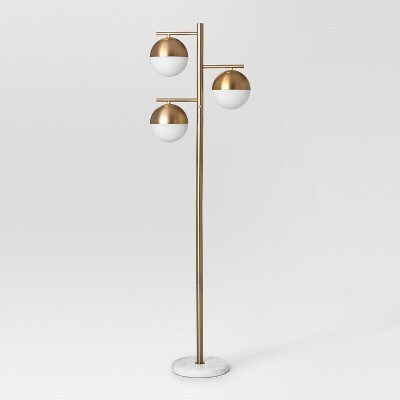 Nice To Look At Glass Globe Floor Lamp