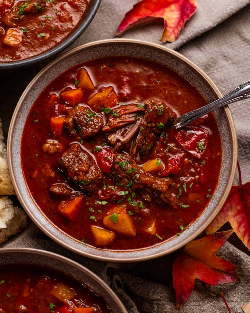 Hungarian Goulash (beef stew-soup)