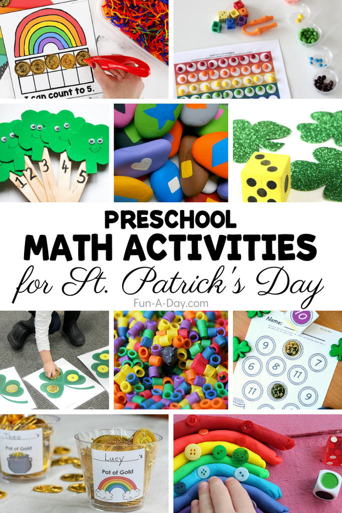 St. Patrick’s Day Math Activities for Preschool