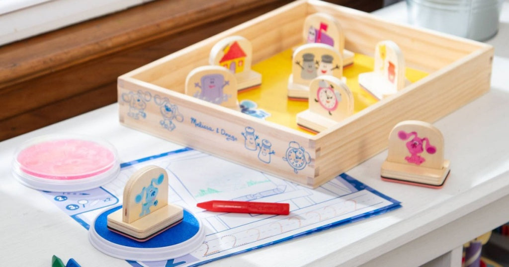 Melissa & Doug Blue’s Clues Wooden Stamps & Activity Pad Only $8.40 on Amazon (Regularly $18)