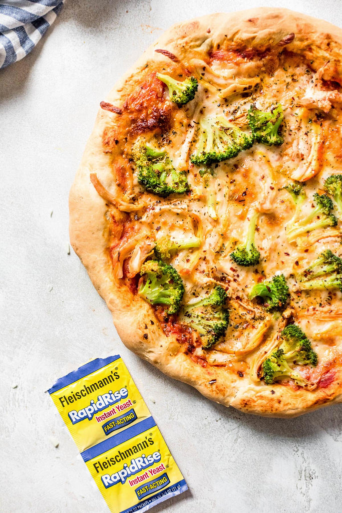 Chicken Broccoli Pizza