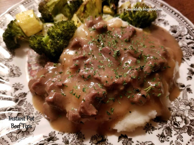 Instant Pot Cooking:  Beef Tips and Gravy