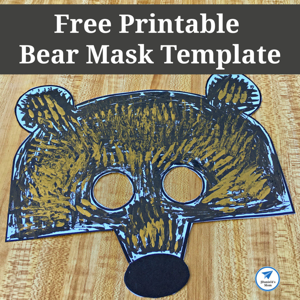 Free Printable Bear Mask Template
