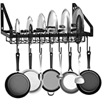 House Again 17 Inch Hanging Pot and Pan Organizer Rack only $14.99