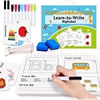 Preschool Workbook Dry Erase Letters Practice Book only $15.99