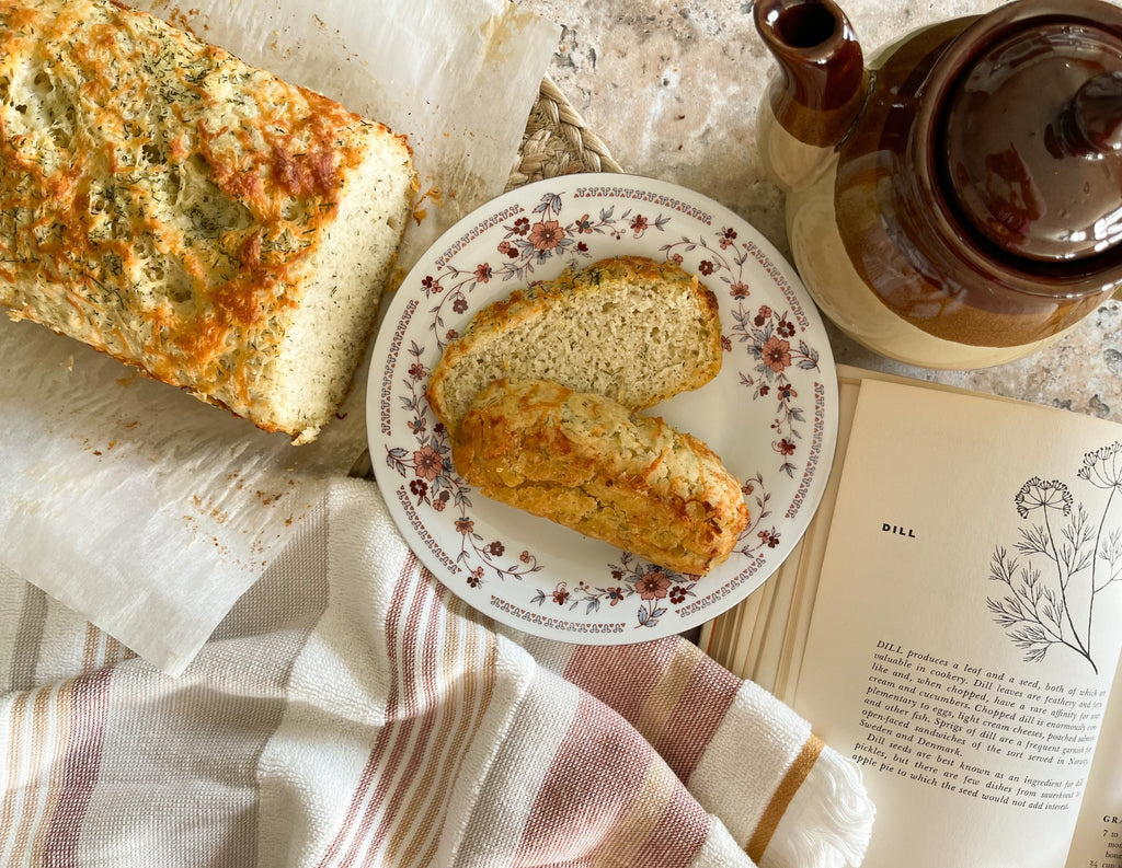 Dill & Cheese Beer Bread