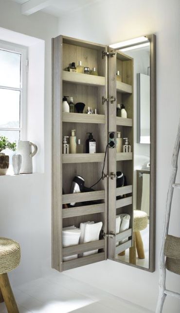 Wall-Hanging Bathroom Storage Ideas