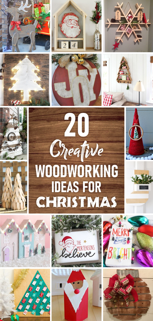 20 Creative Woodworking Ideas for Christmas