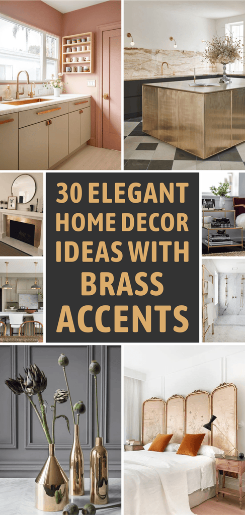 30 Elegant Home Decor Ideas with Brass Accents