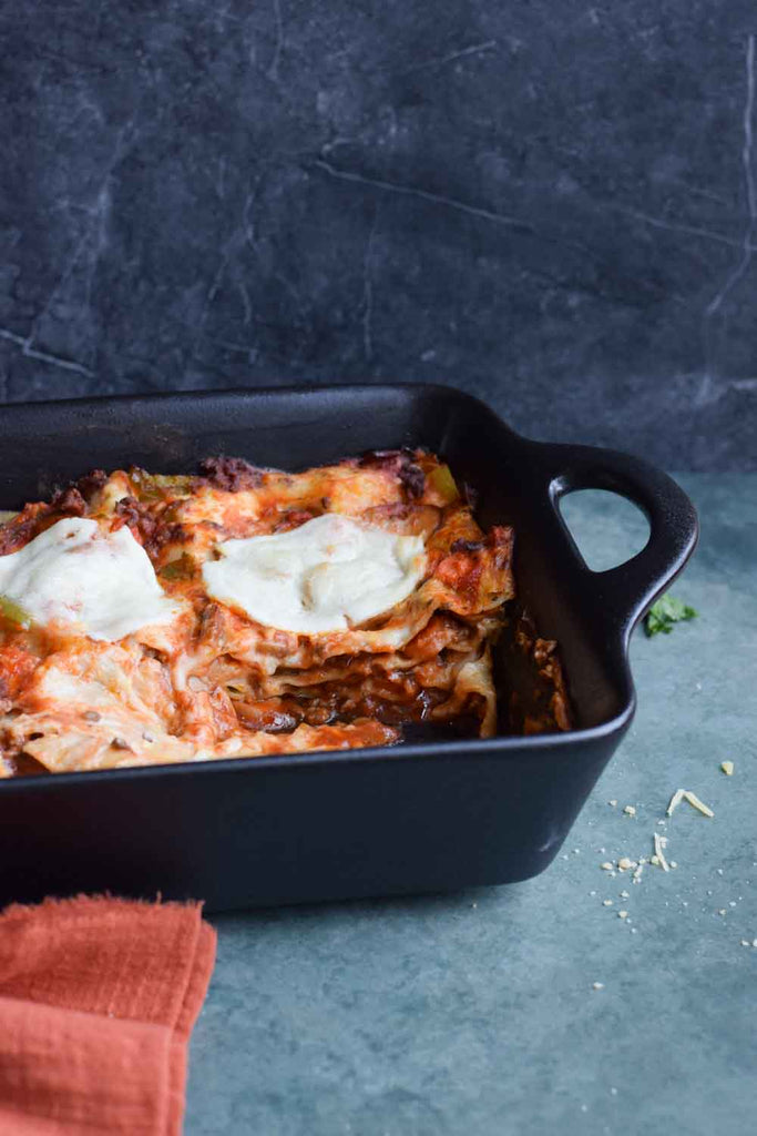 Low FODMAP lasagna bolognese