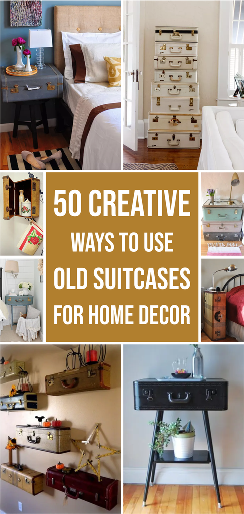 50 Creative Ways to Use Old Suitcases for Home Decor