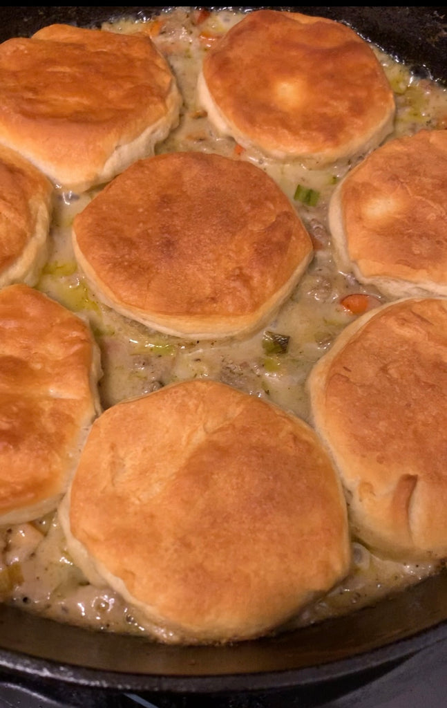 Turkey & Biscuit Pot Pie (Copycat Hello Fresh!)