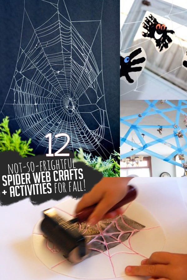 12 Not-So-Frightful Spider Web Crafts for Fall