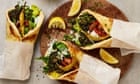 Georgina Hayden’s vegan recipe for roast purple sprouting broccoli gyro with tzatziki | The new vegan