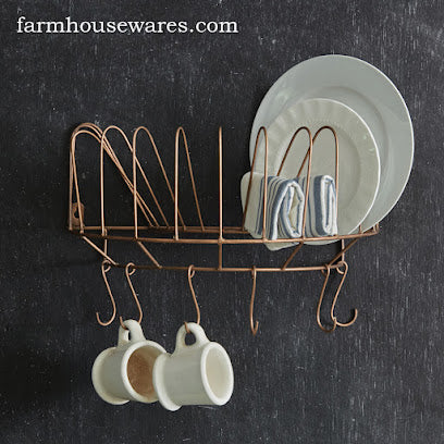 Farmhouse Kitchen Plate Rack