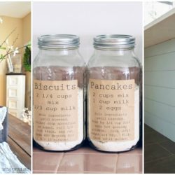 15 Clever & Charming Farmhouse Kitchen DIYs