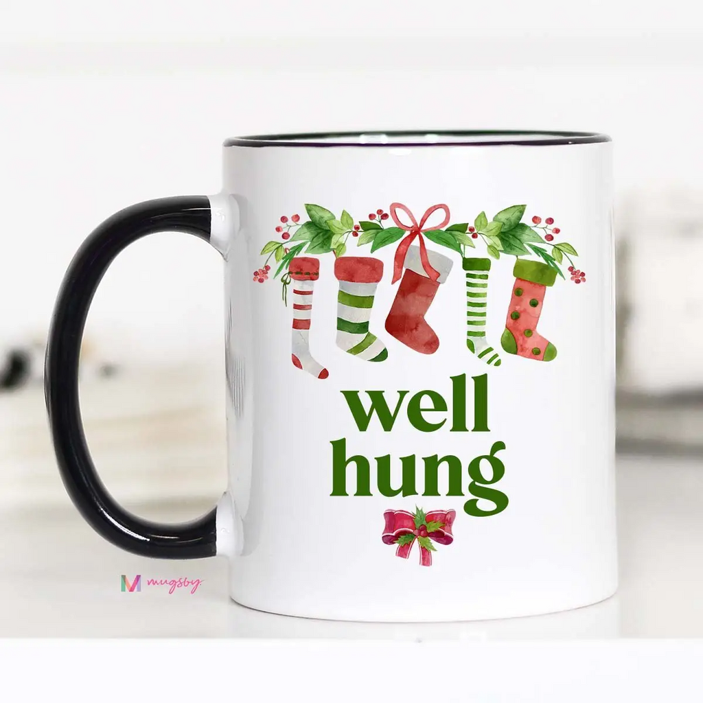 Well Hung - Christmas Coffee Mug 11-oz